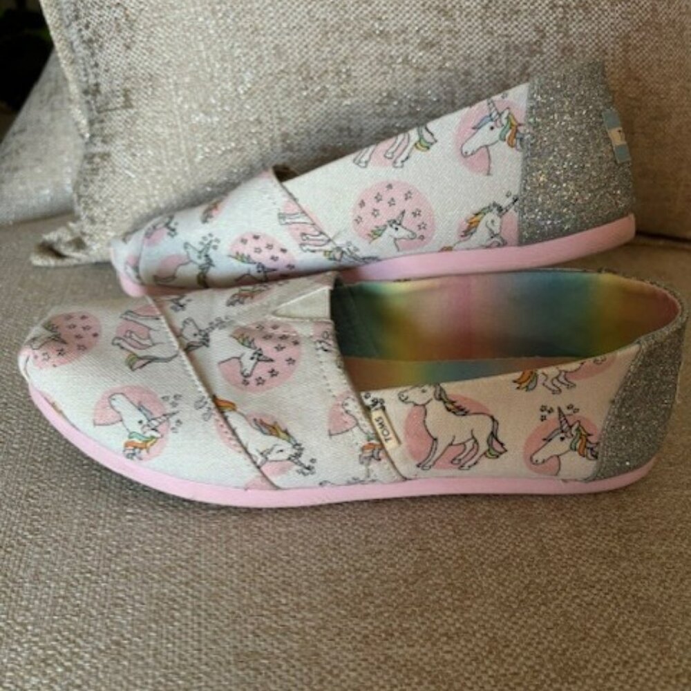 Pink Unicorn Toms